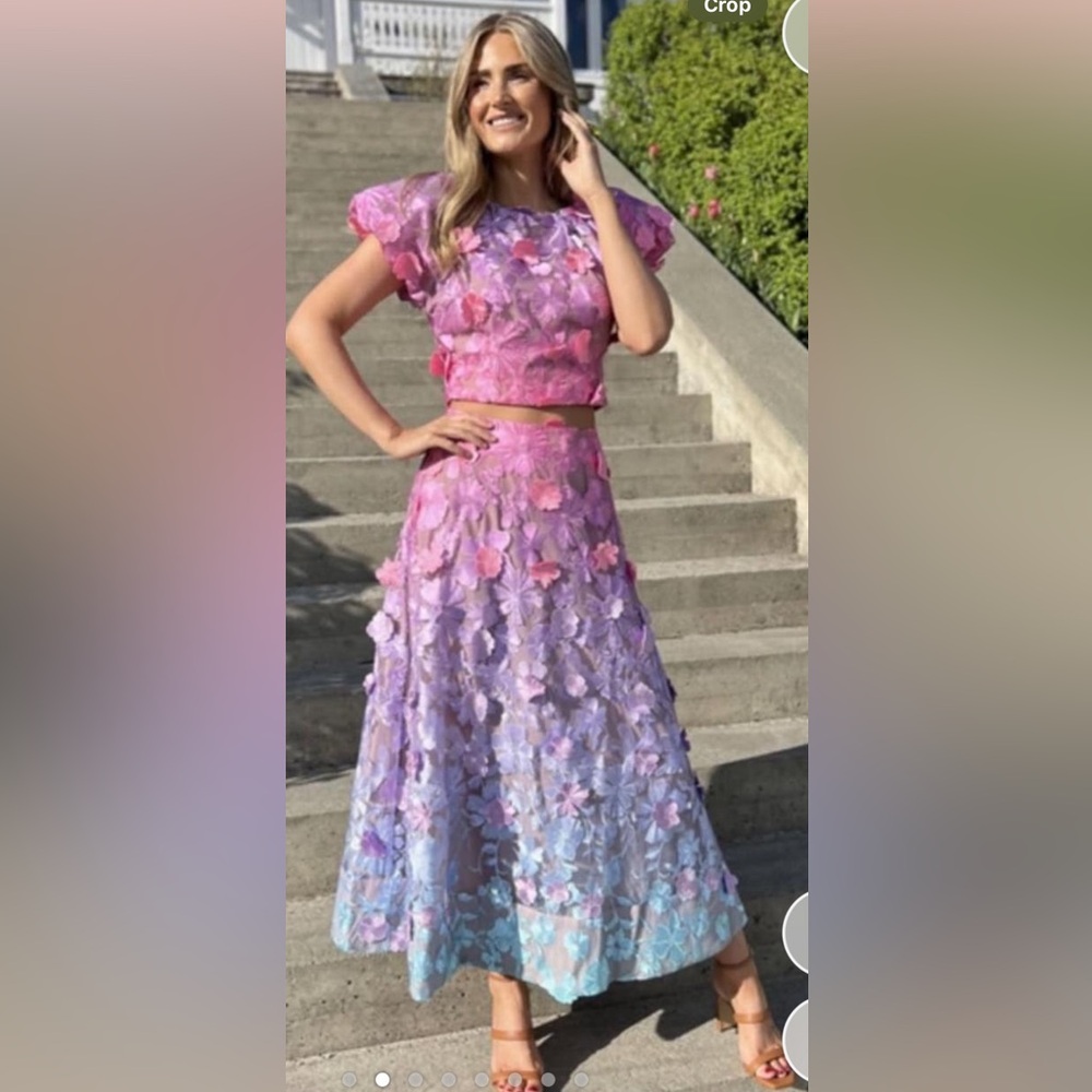 ELLIATT Elle Ombre Crop Top & Maxi Skirt Set